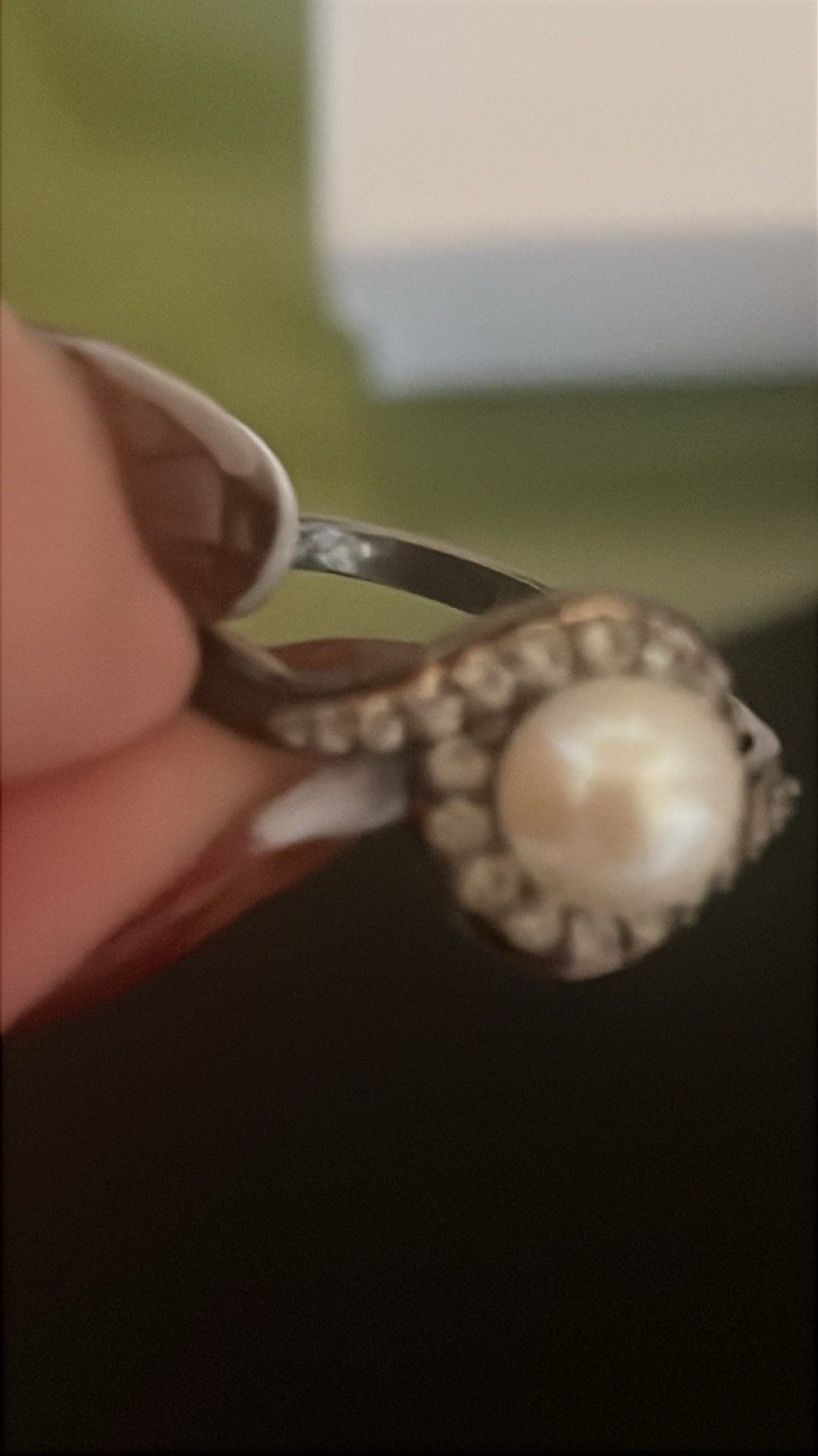 Bundle of Three Pearl Rings for Women. All A Size 7 Details In Description