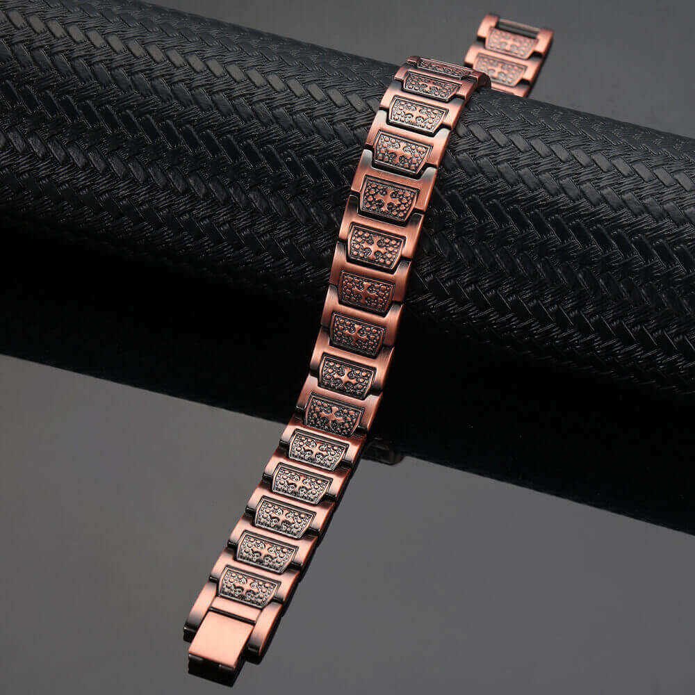 Pure Copper Magnetic Bracelet Arthritis Pain Relief Energy Strength men women