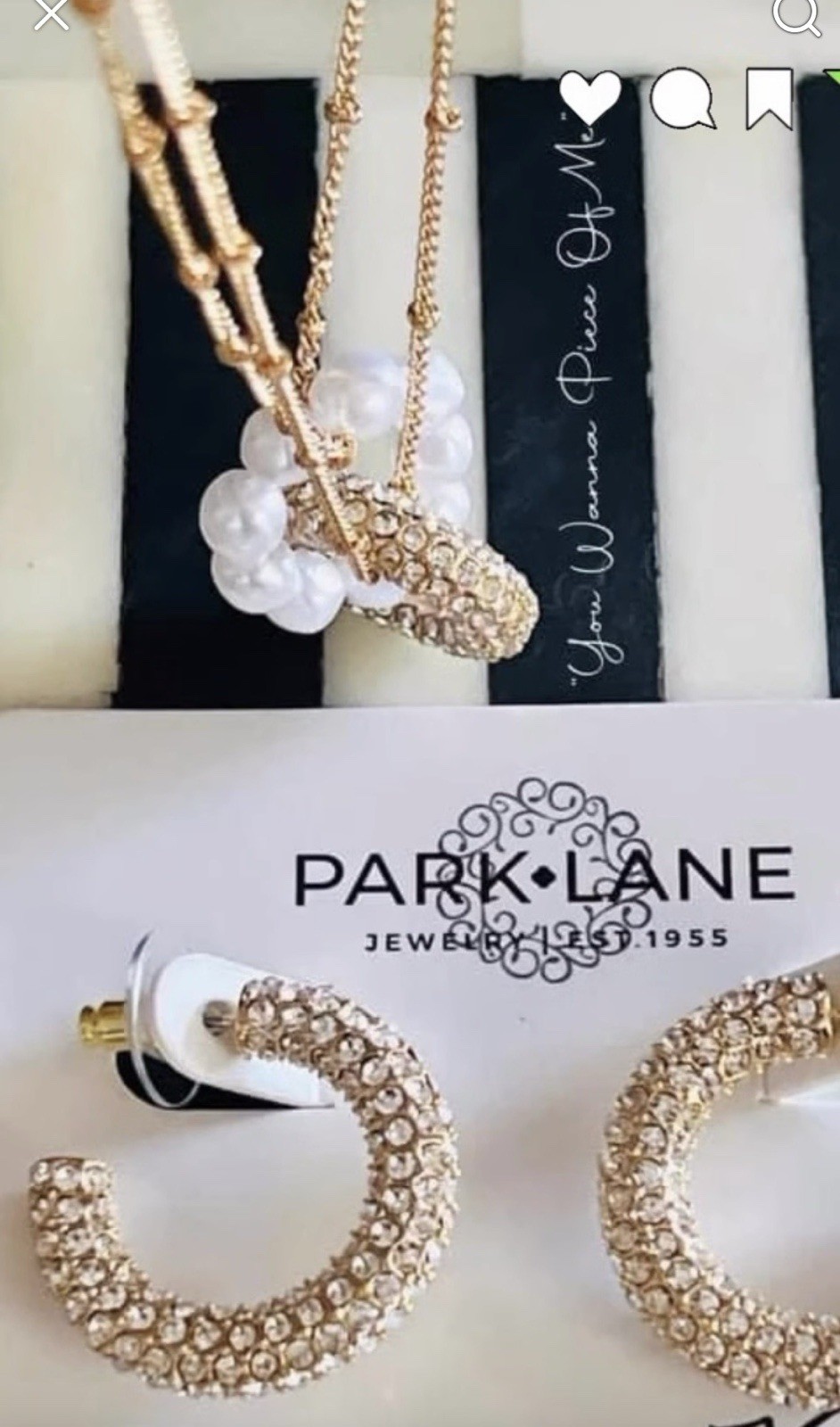 Park Lane Lucy Sparkle Box June 2024 Earrings And Necklace Set NWT