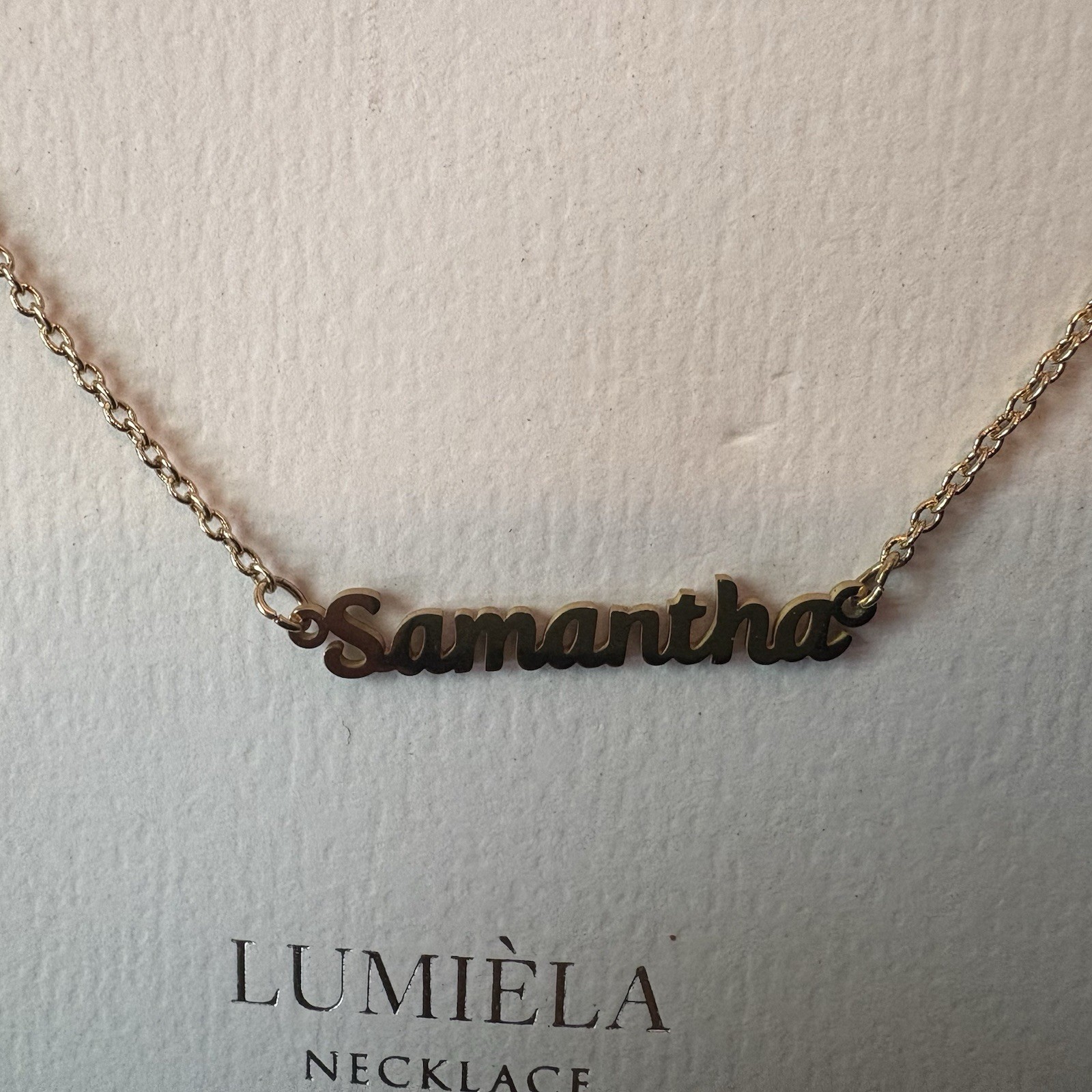 New – Lumiela “Samantha” Necklace Gold Color 15”-20” Nickel Free Marina De Buchi