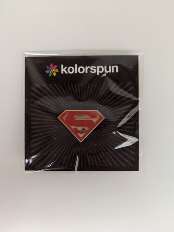 kolorspun Superman Enamel Pin