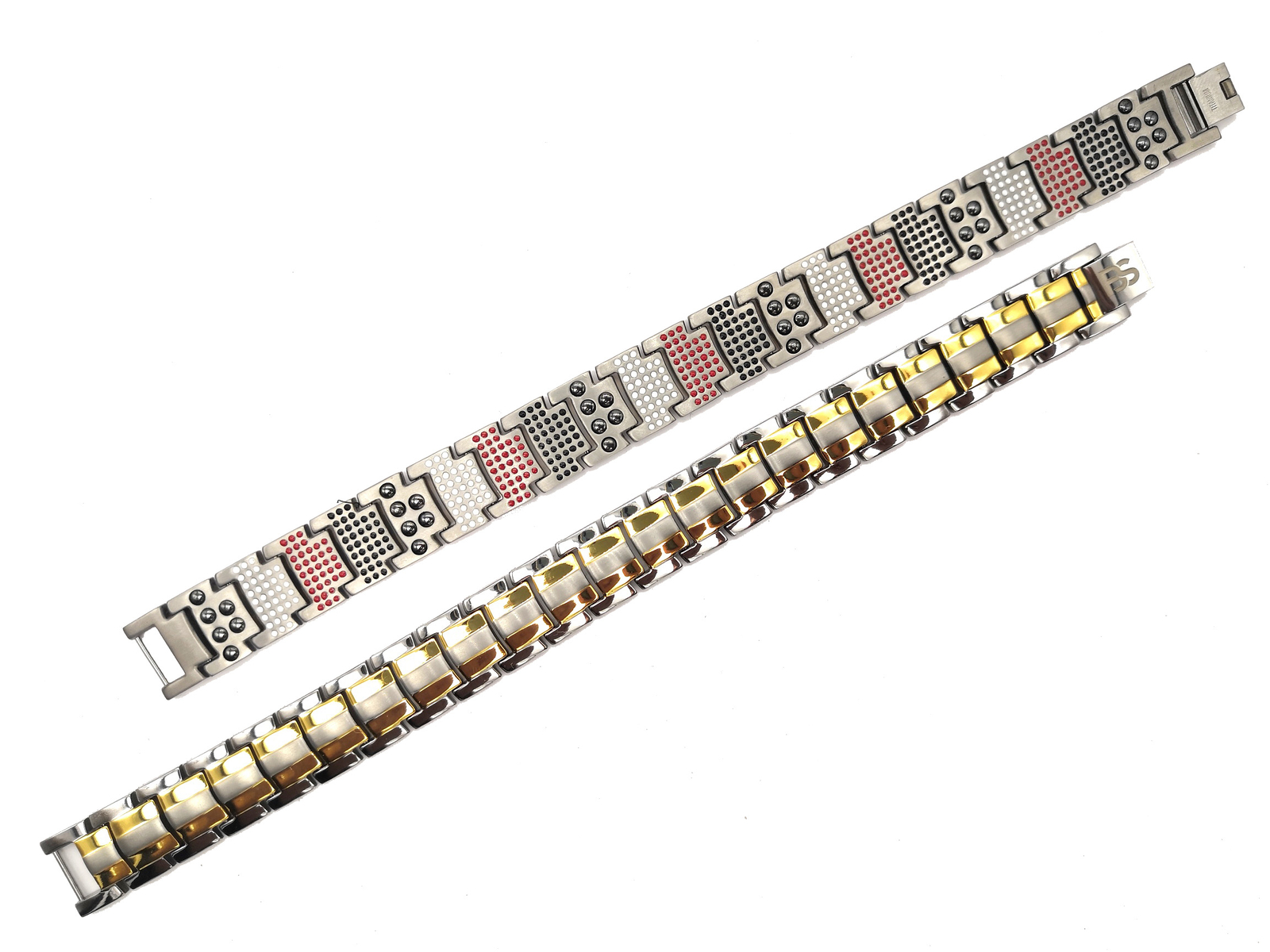 Pure Titanium Magnetic Bracelet Men Christmas Gift Restore Balance Energy Power