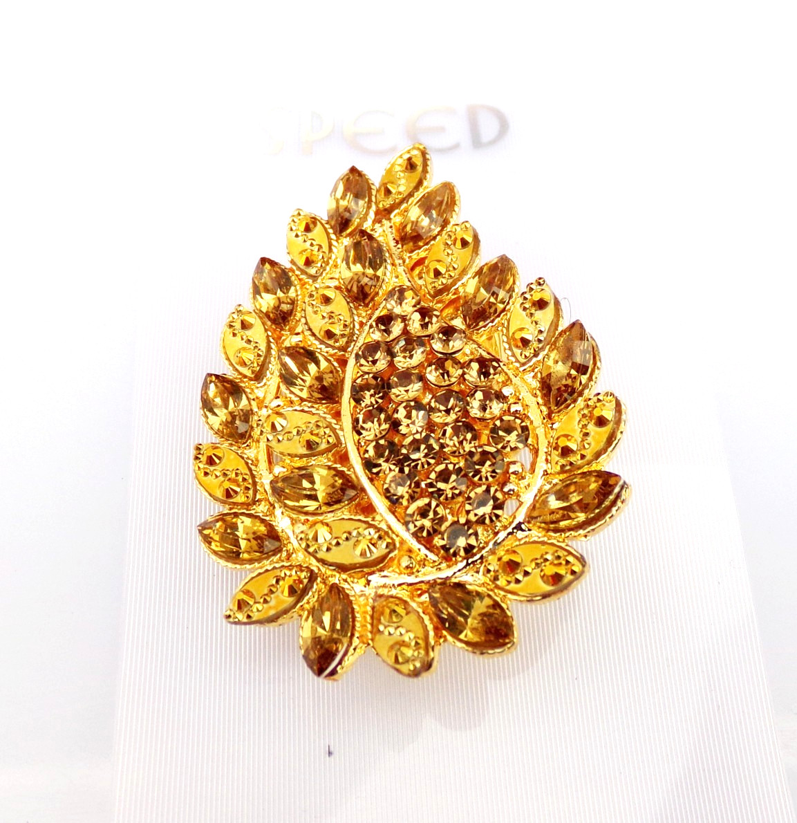 Indian saree Pin Brooch Bollywood Jewelry Gold Tone Party Wear Brooches Pin cx28