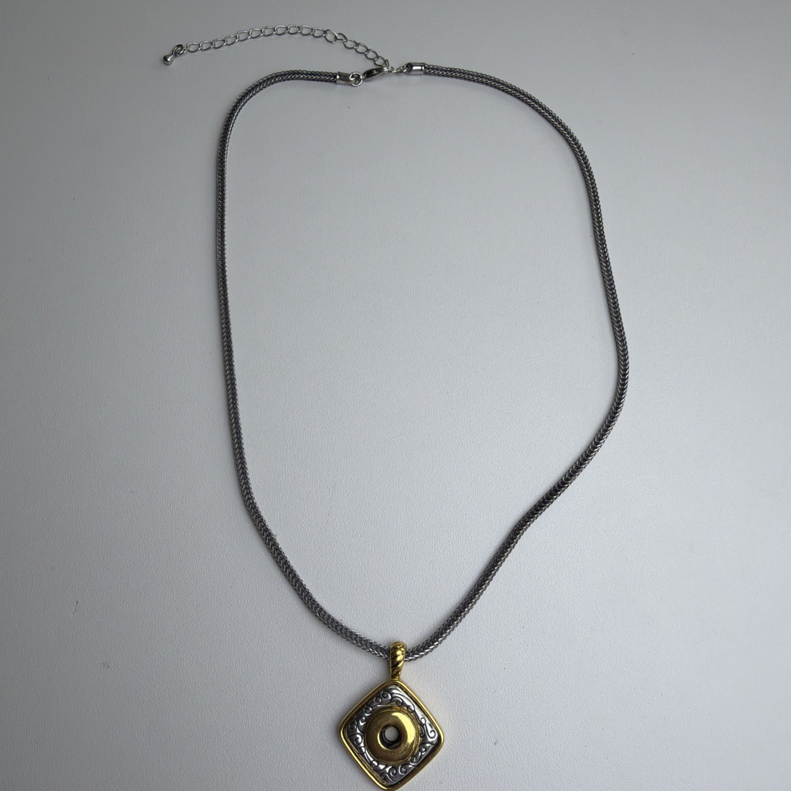 New Ginger Snap 18” – 21” Gold Necklace 18mm – 20mm Gingersnap Snaps Charms