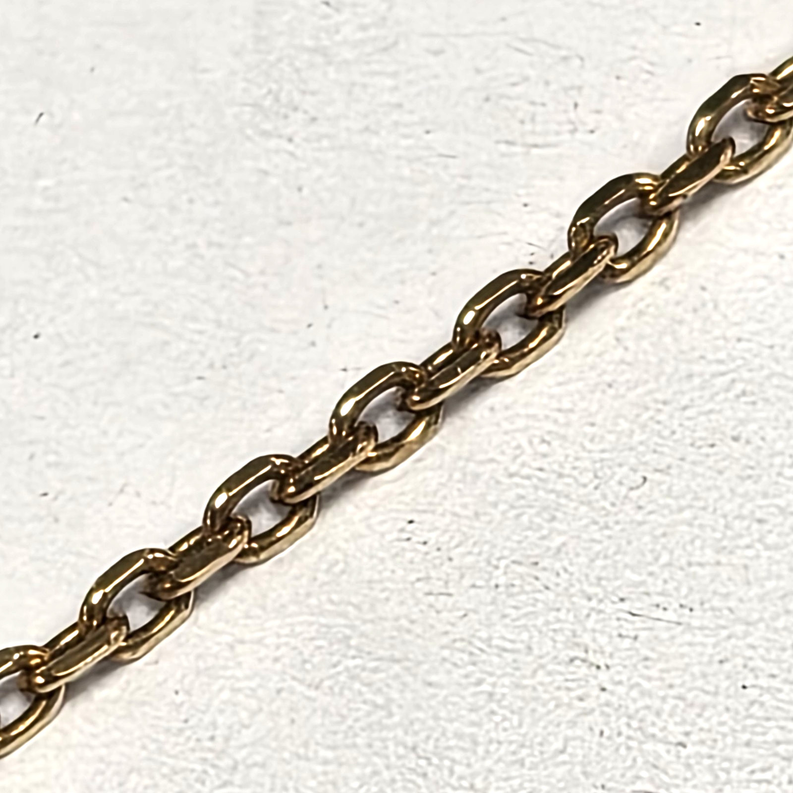 Estate 925 Sterling Silver Gold Vermeil & Faux Opal Pendant 18″ Chain Necklace