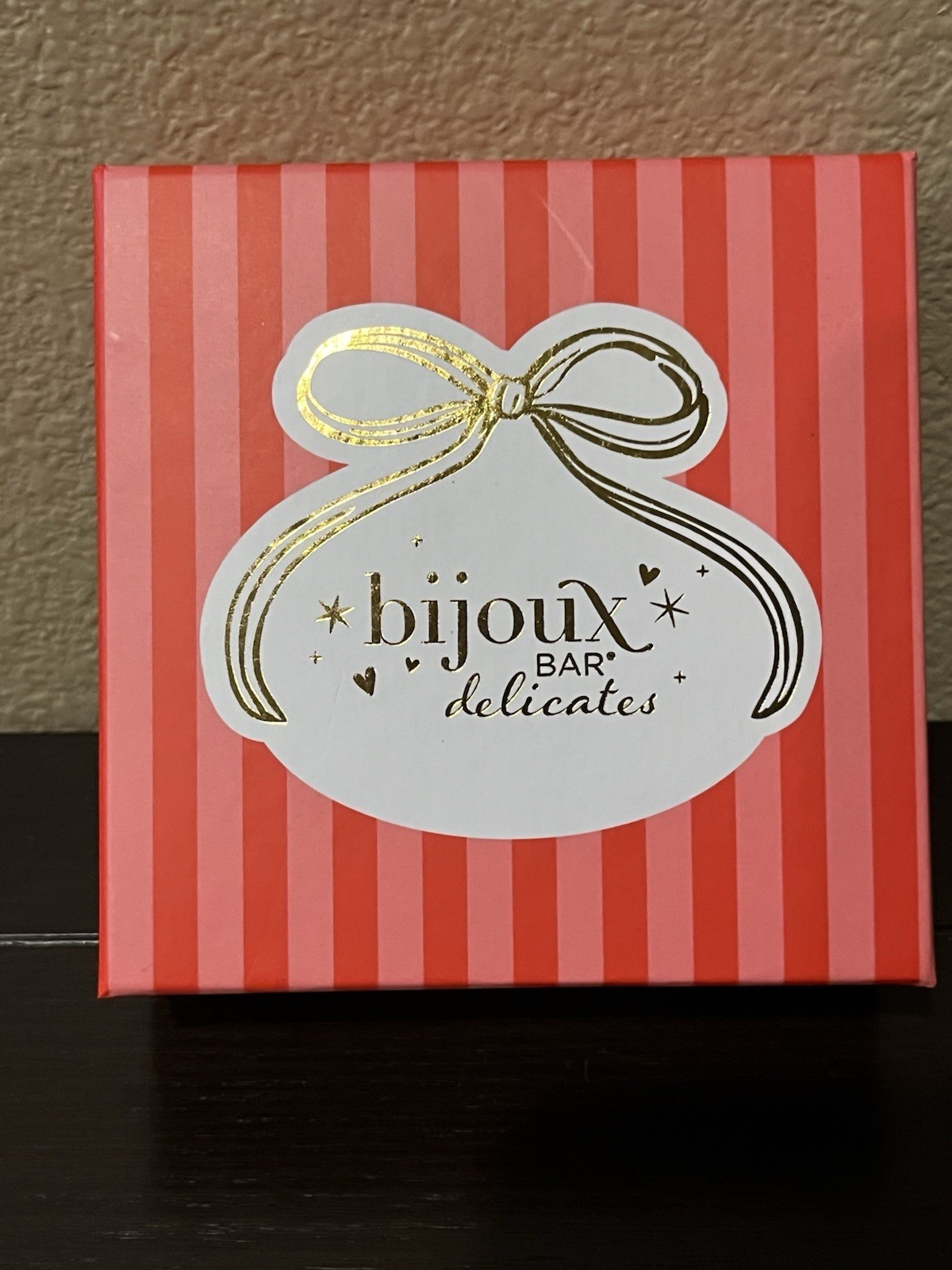 Bijoux Bar Delicates Necklace Locket & Earring Set New