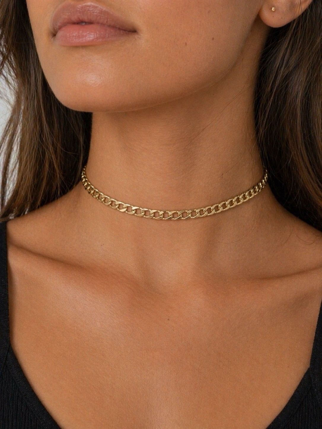GLD Shop 5mm Fígaro Link Choker/OS