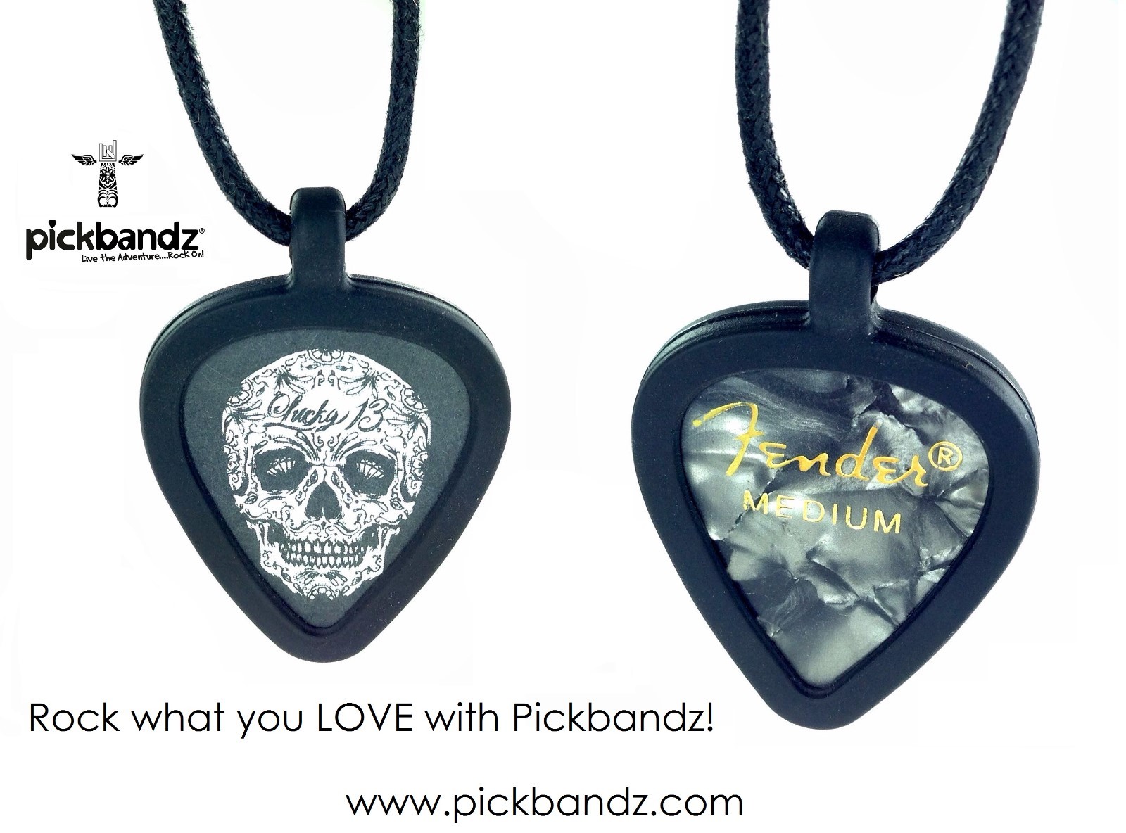 Pickbandz Guitar Pick Necklace pick holder An ultracool way to stash your picks!