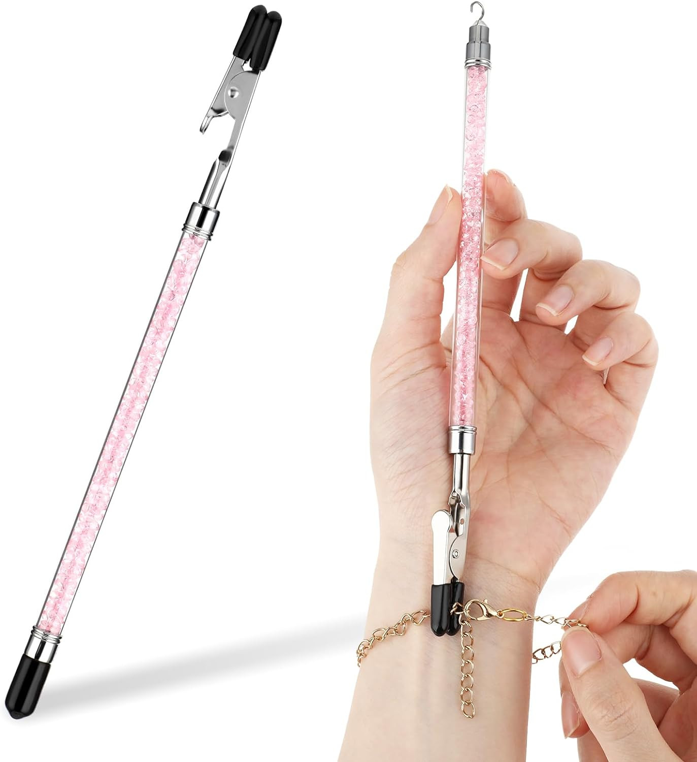 Bracelet Helper Tool Stainless Steel Jewelry Clasp Hook Aid