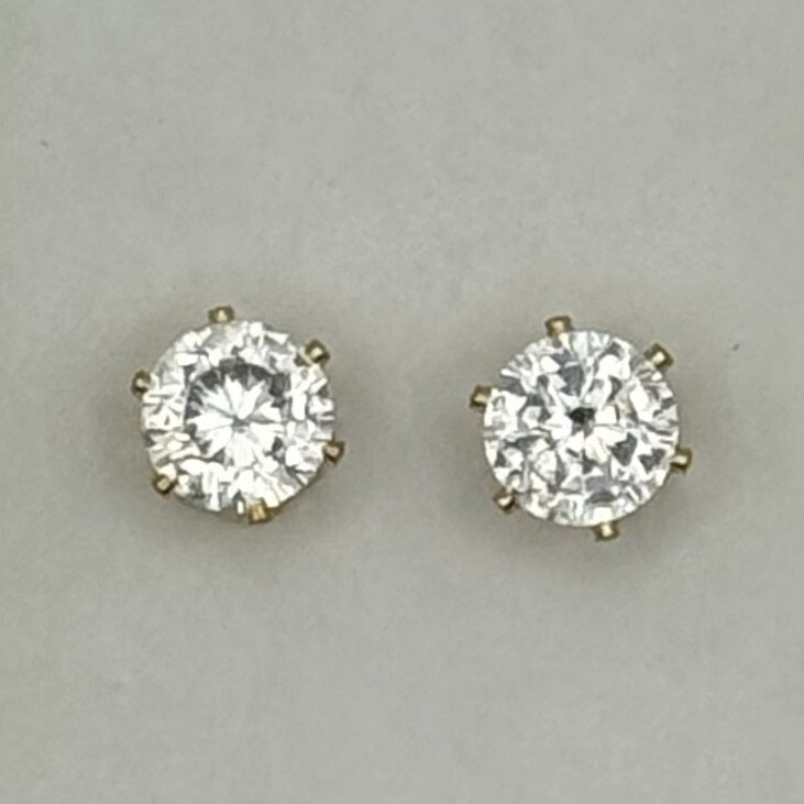 6.8 mm Crystal Made with Swarovski® crystals – Stud earrings (#S56)