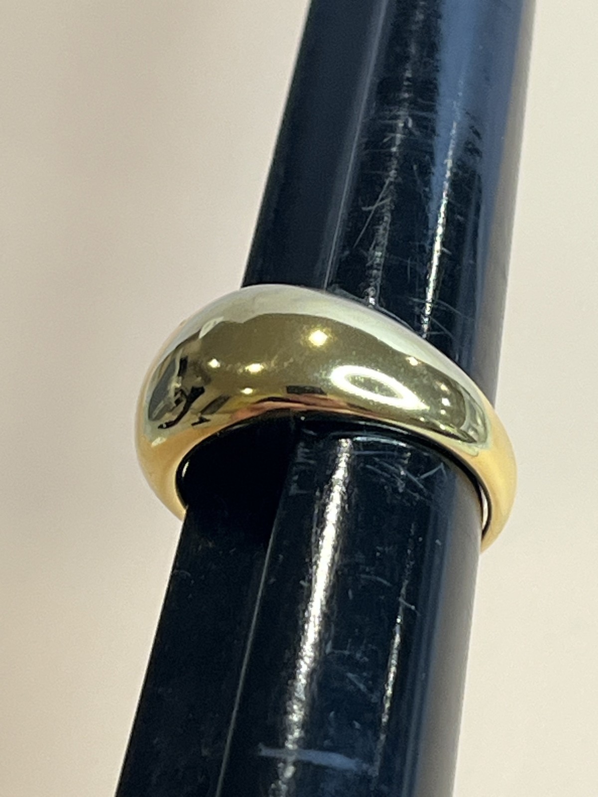 Macy’s New Men’s Stainless Steel Dome Ring 10 mm Wide Polished Band Comfort Fit