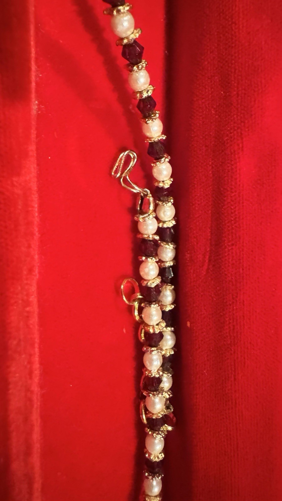 Imitation Kundan necklace and earrings set