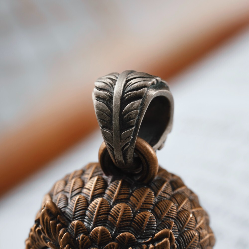 Owl Fidget Pendant for Necklace Owl Winking Pendant Jewelry Charm for Men Women