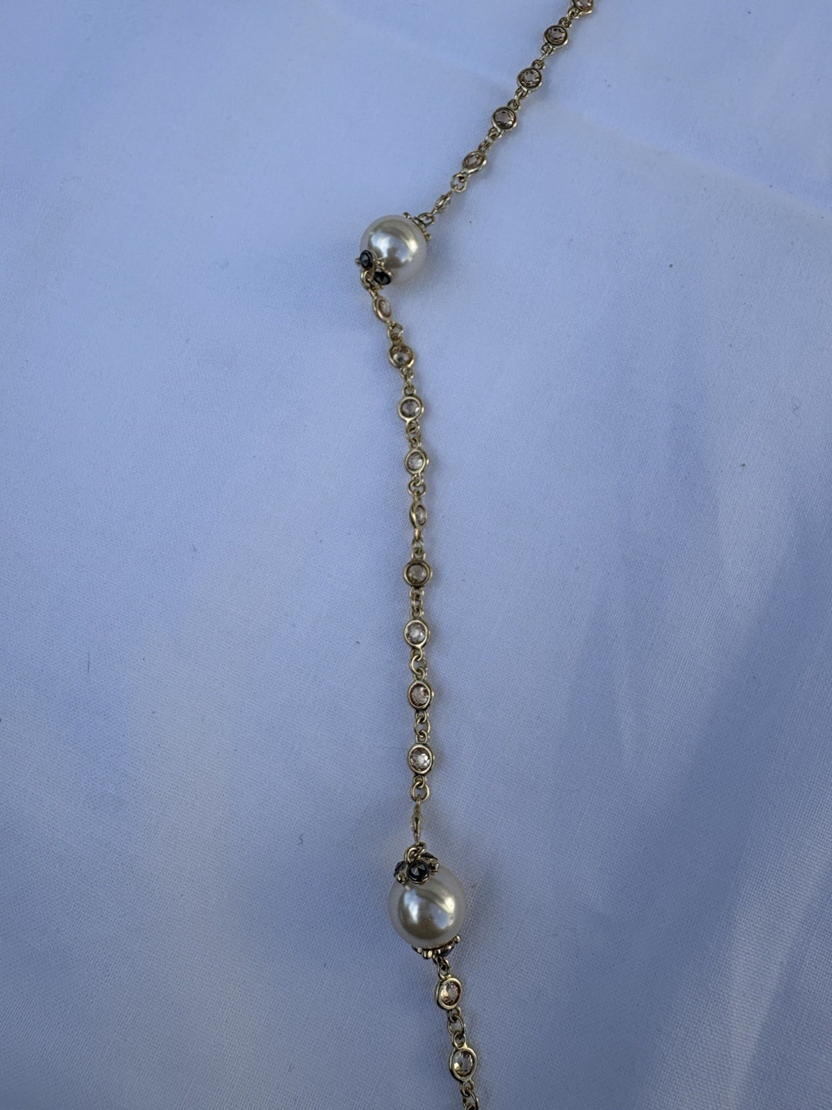 Judith Jack gold-plated sterling silver station necklace