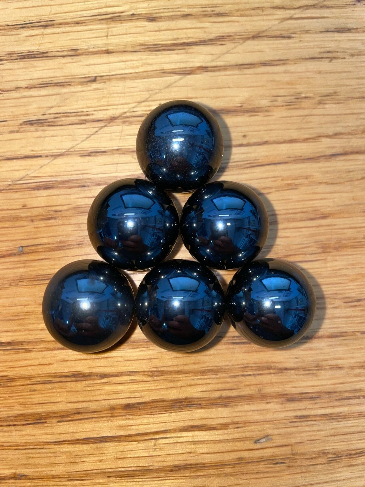 STRONG MAGNETIC HEMATITE NECKLACE 20mm beads- ARTHRITIS PAIN HEALING