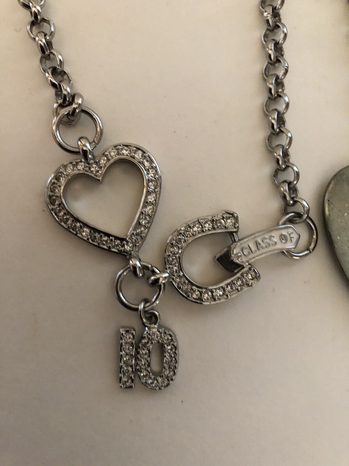 2010 Senior Jostens Necklaces And “Charm Me” Charm Lot