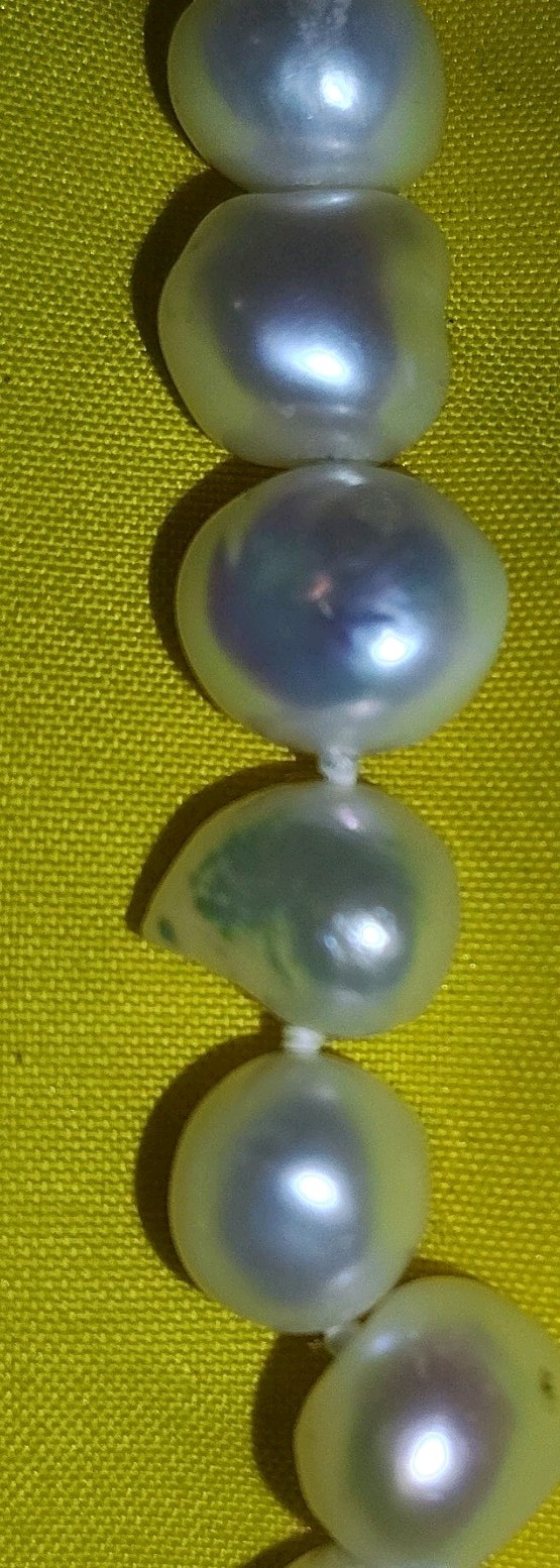 “Honora ” Vintage 100g+ Genuine Cultured F.W. Lavender Pearl 62″ Rope 169 Ct.