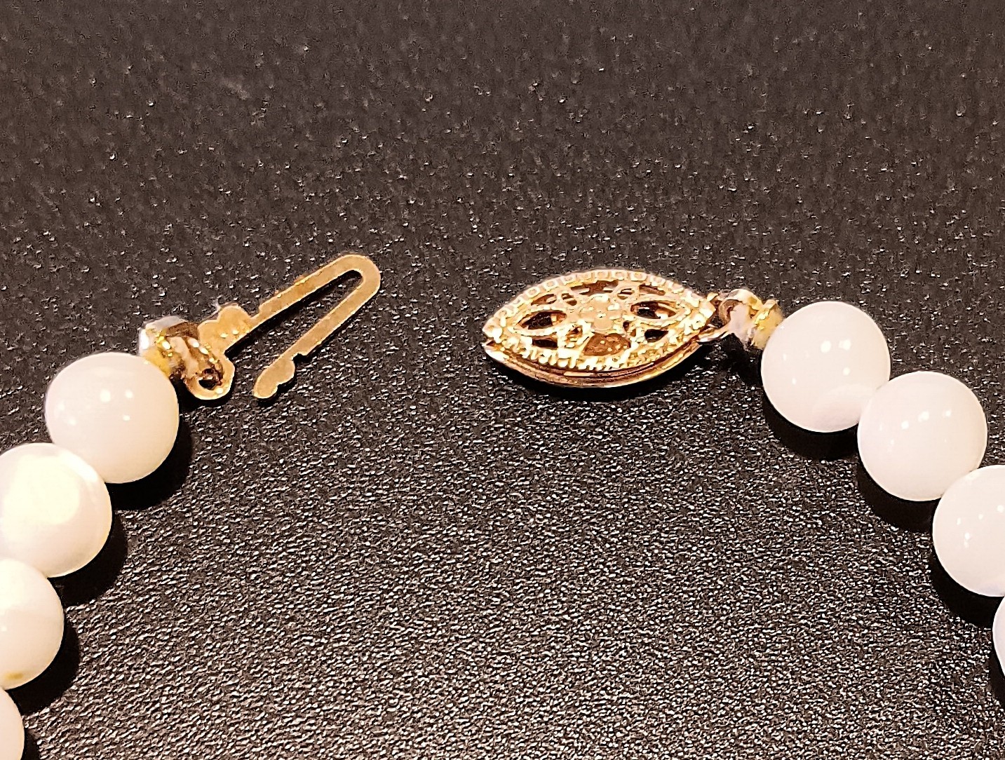 Milky Quartz Necklace and Earring Set with 14K Gold Filled Parts