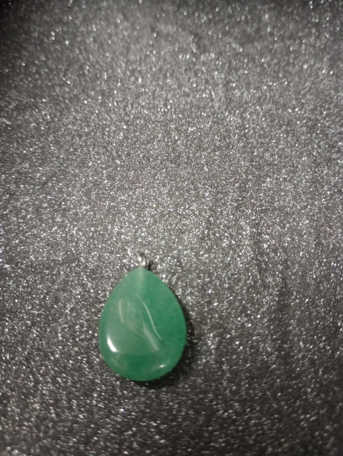 Green Aventurine Natural Gemstone Water Drop Pendant Beads Healing Stone