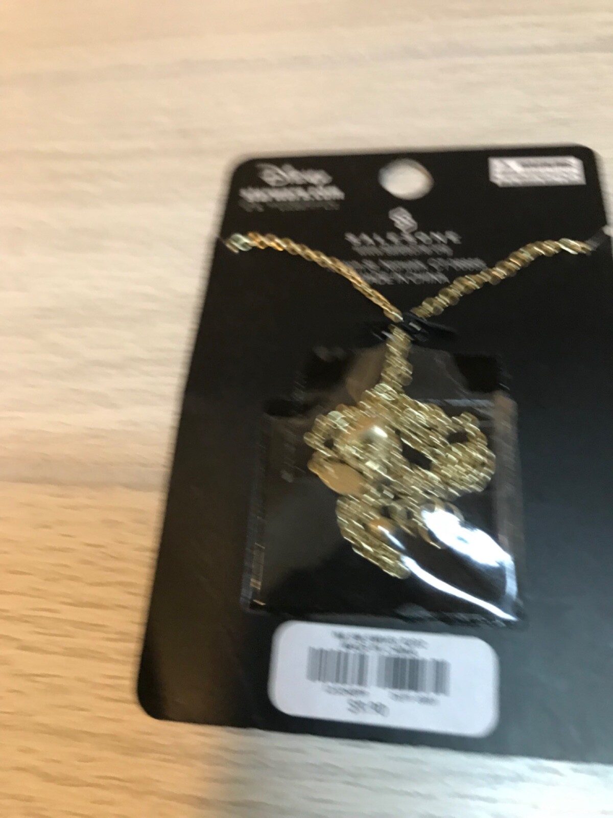 Necklace Teens, R2D2 Charm Antique Gold, Star Wars, Disney, 