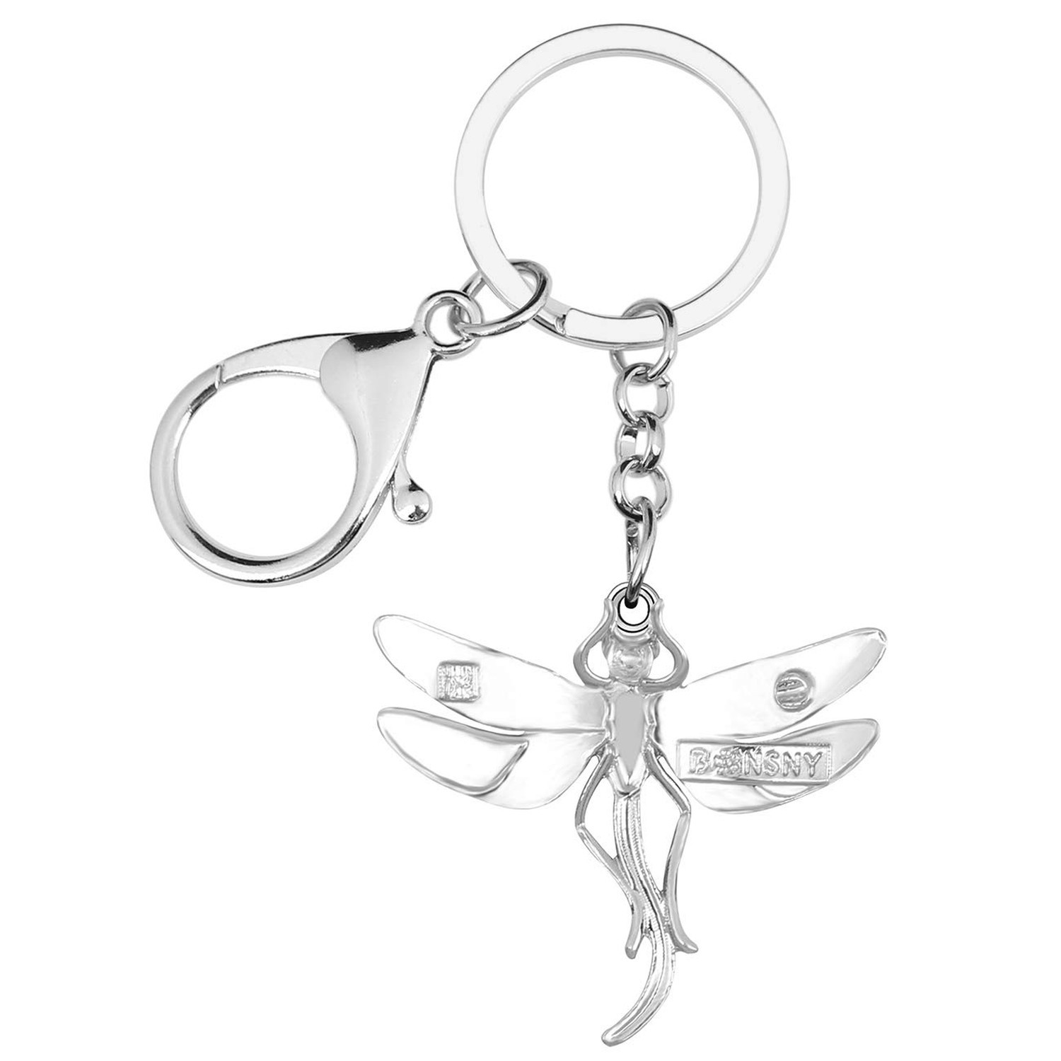 Zinc Alloy Enamel Dragonfly Keychain Car Key Wallet Keyring Dragonfly Gifts f…