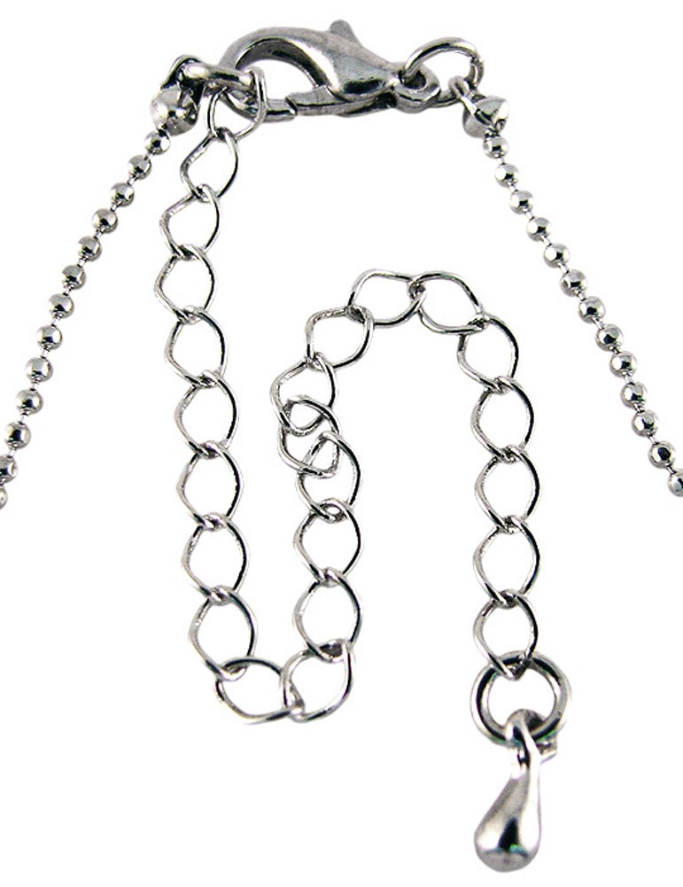 Zeckos Rhinestone Encrusted Teddy Bear Pendant Necklace AB