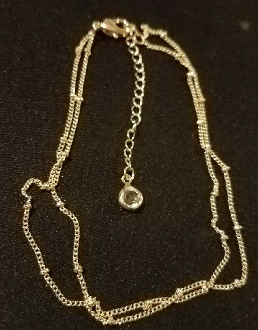 NEW M Mooham Fashion Dainty Gold Plated Double Ankle Bracelet