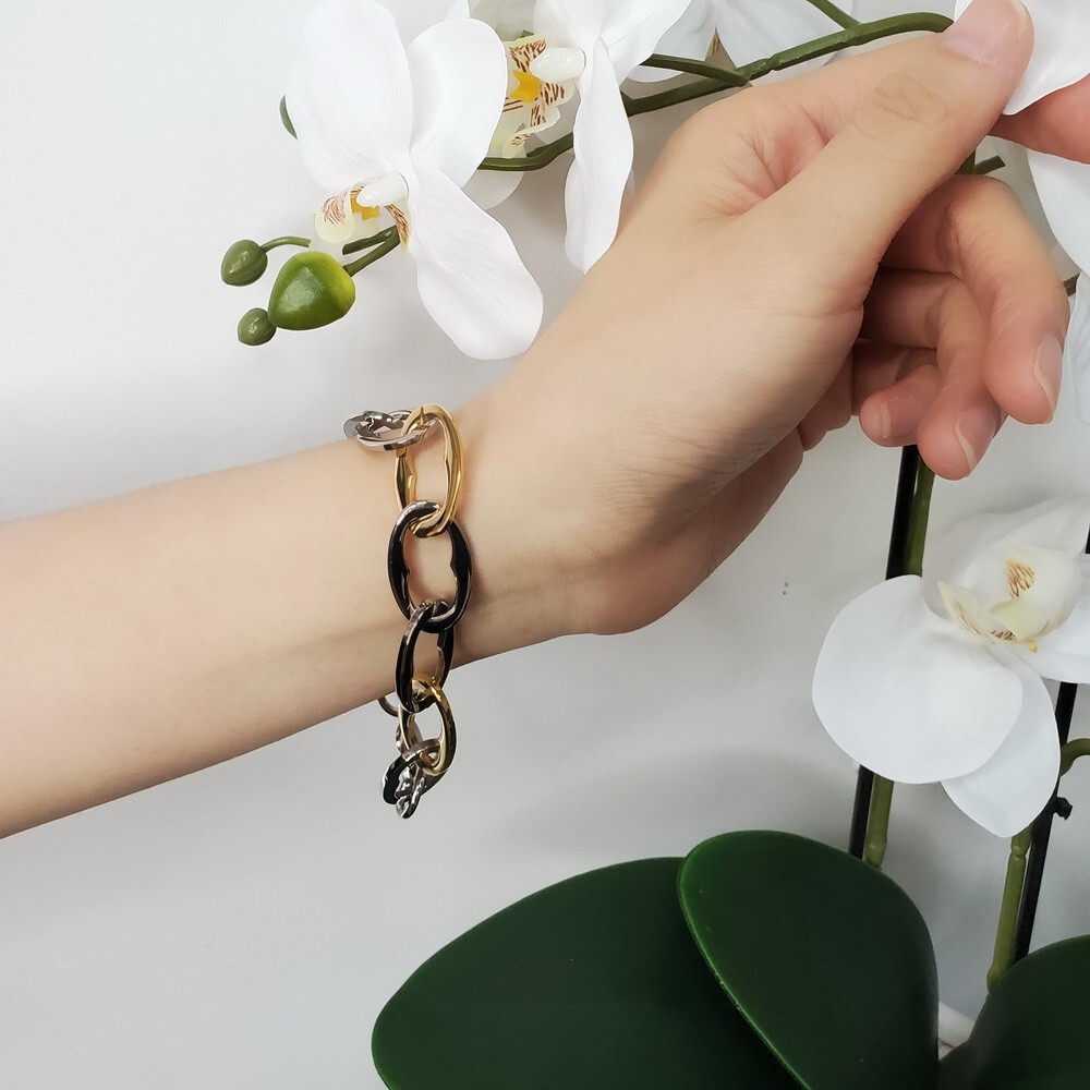 Stainless Steel 316 Polished Link Necklace/ Bracelet