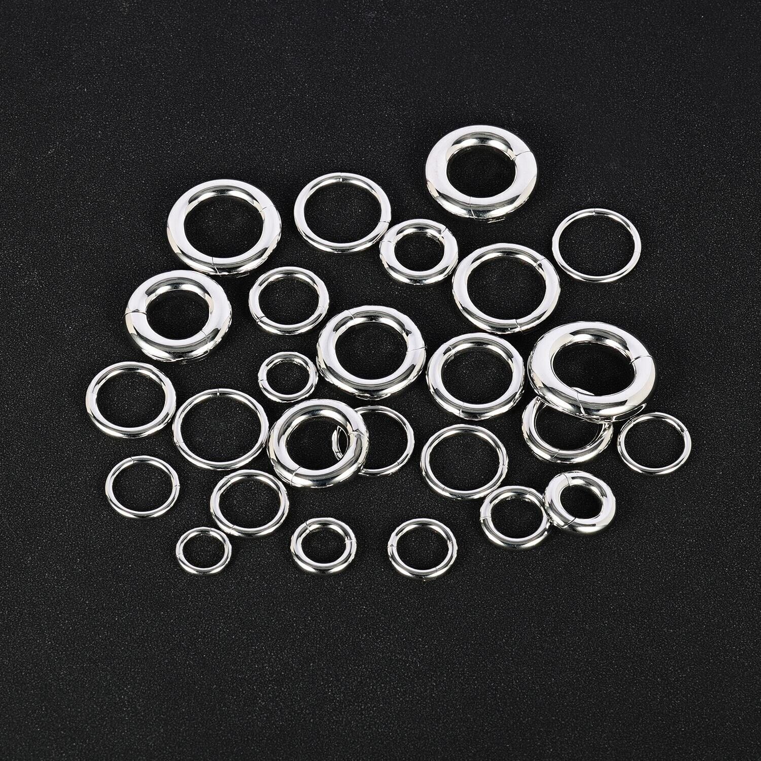 1 Pc Surgical Steel Punk Large Gauge Earrings Nose Septum Ring Piercing Jewelry