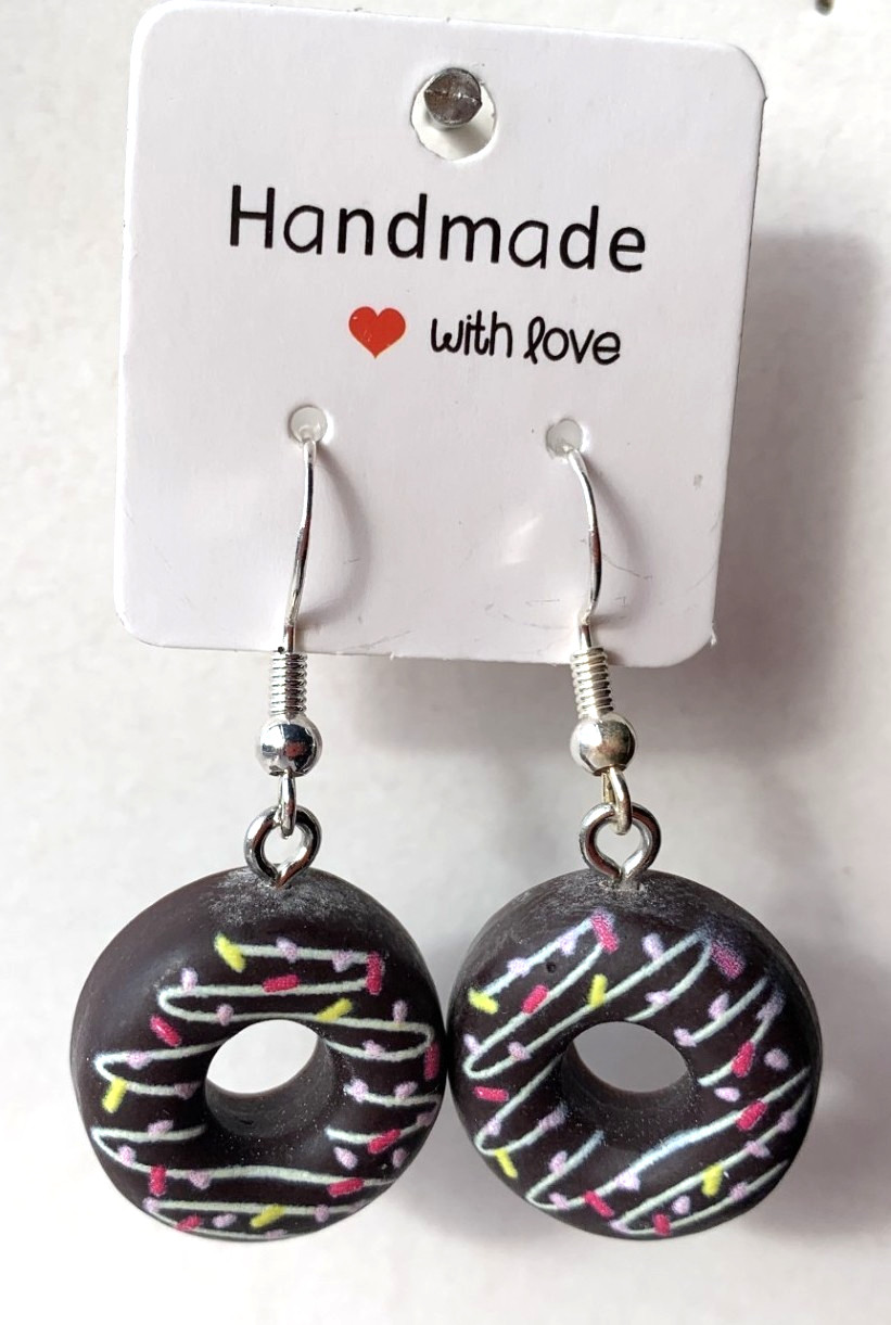 NOVELTY EARRINGS VARIOUS DESIGNS FOOD FRUIT ANIMALS WITH FREE ETC GIFT BAG 925