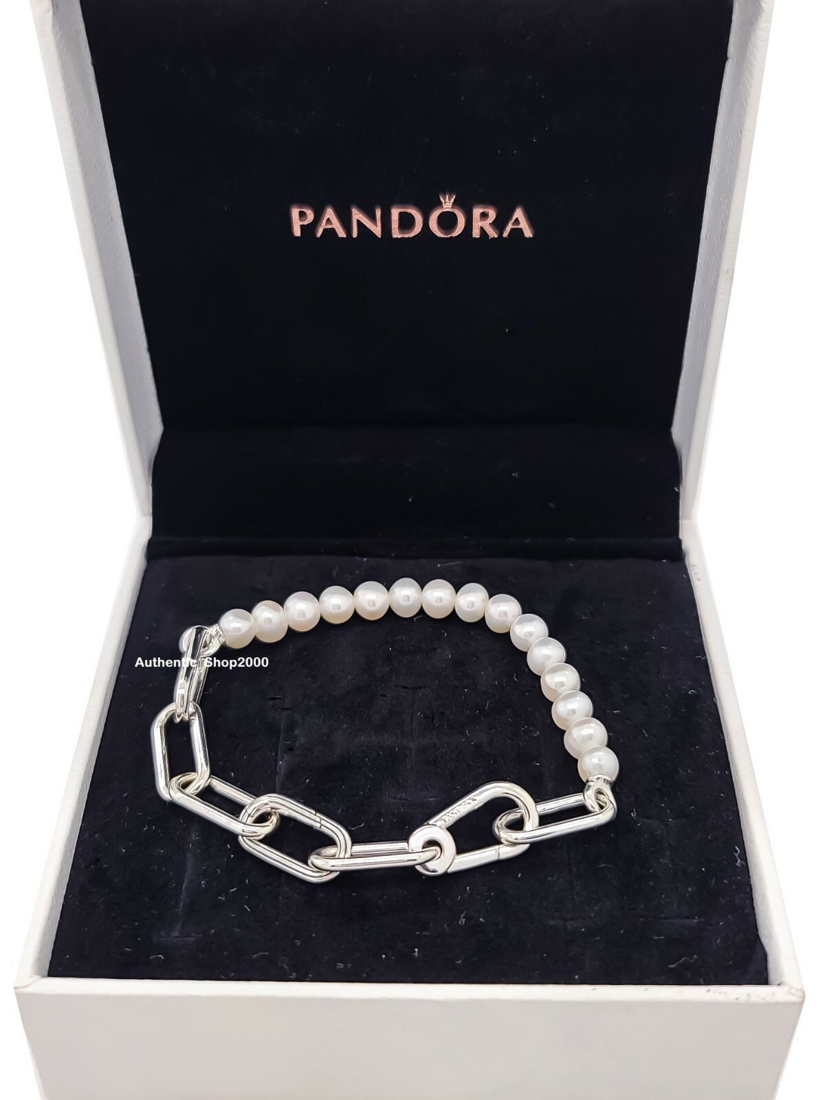 100% Authentic NEW PANDORA Me Links Freshwater Cultured Pearl Bracelet 599694C01