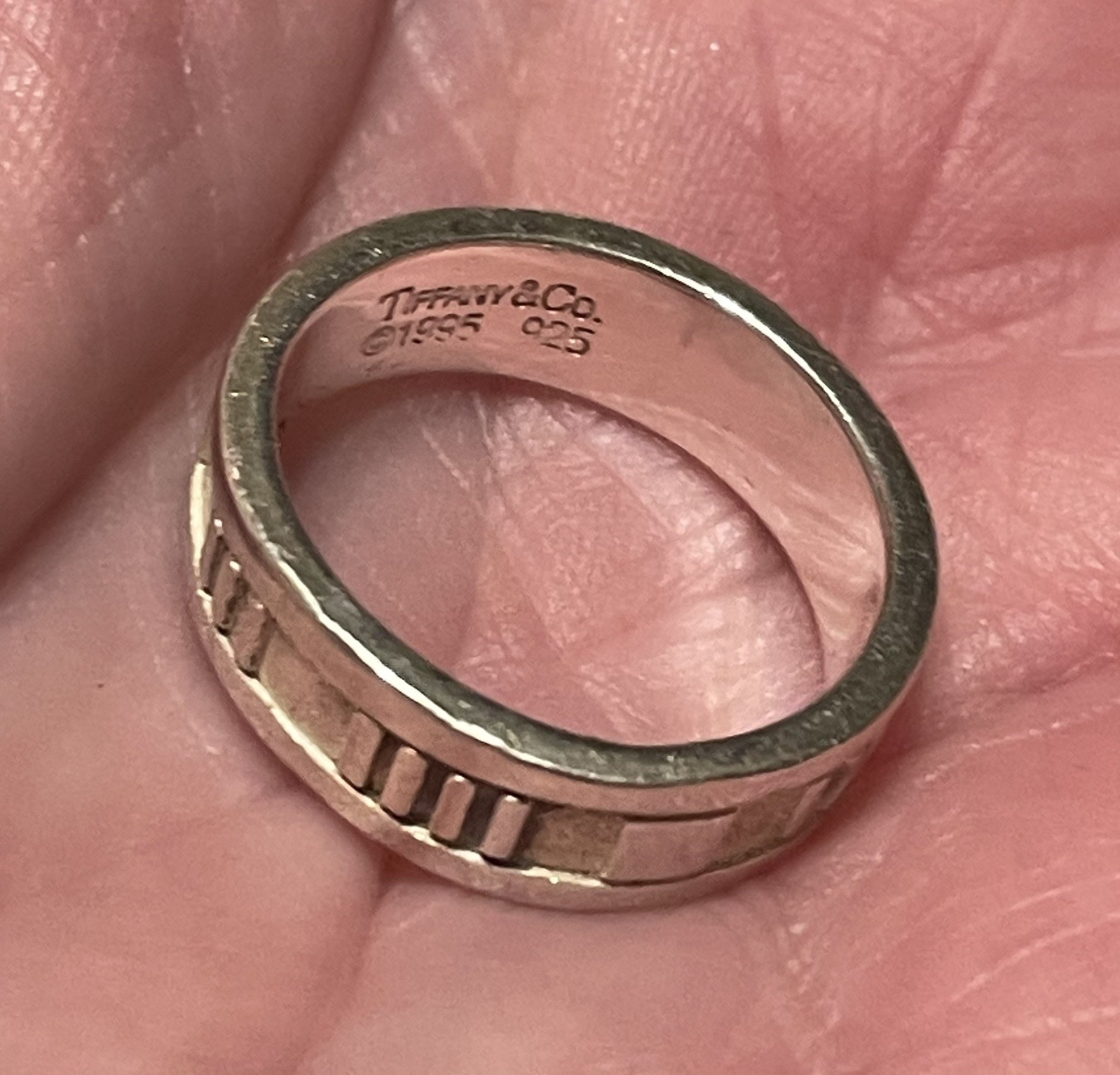 Tiffany and Co. Ring Atlas Silver 925
