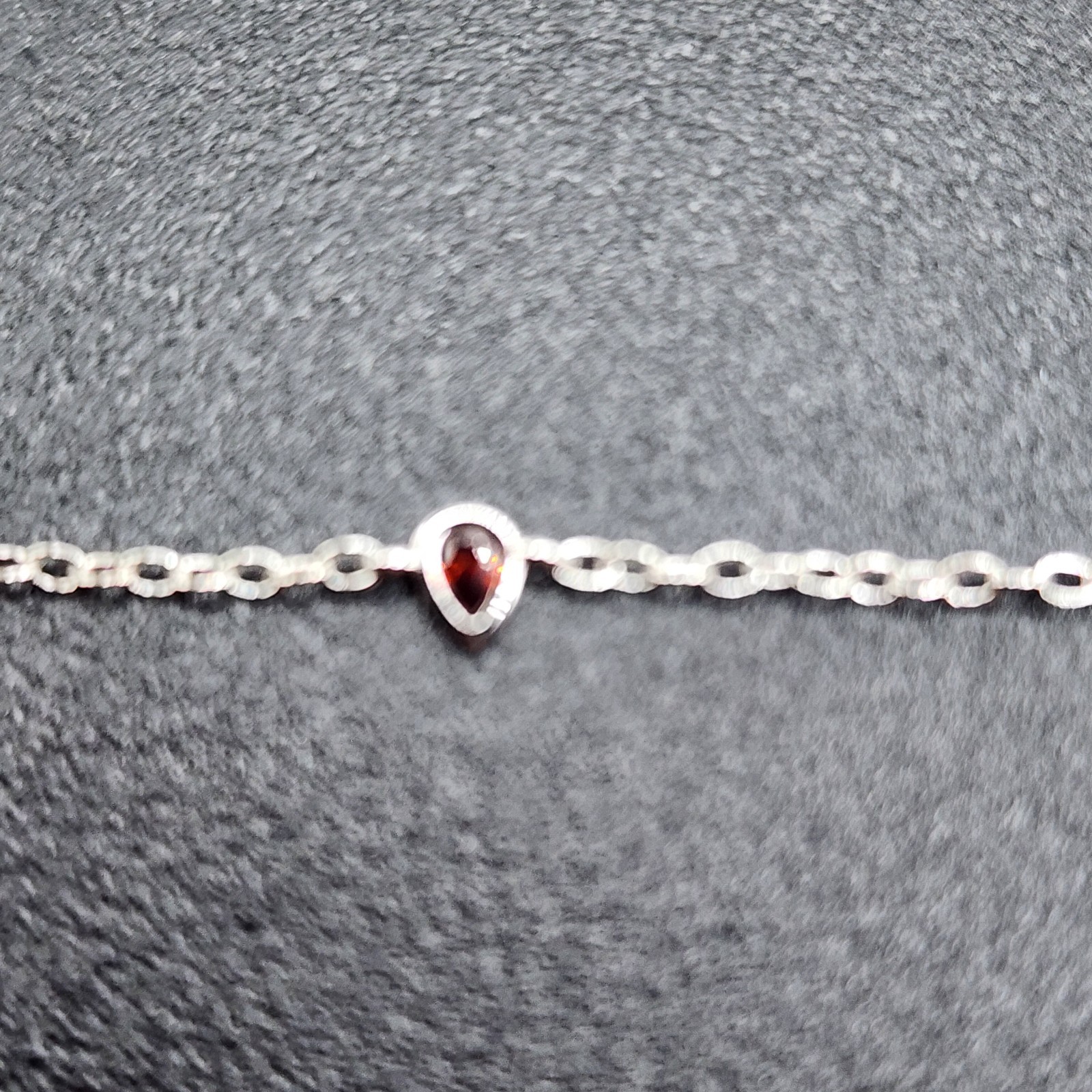 925 NEW Sterling Silver Anklet Multicolored Cubic Zirconias 9″1″Extension CZs…