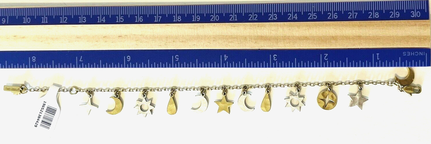 Johnny Was $128 MOONDANCE CHARM BRACELET, Pouch, Small JW Gift Bag! NWT