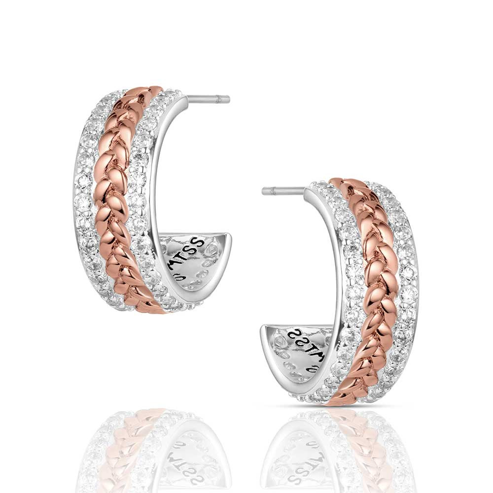 Montana Silversmiths High Praire Hoop – Accessories Jewelry Earrings – Er6446