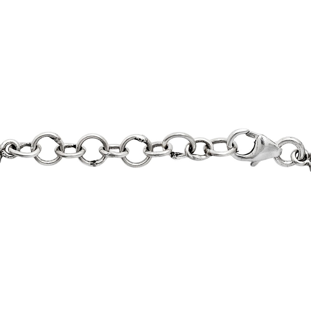 Premium Quality Lab Created Ruby 925 Sterling Silver Bracelet Jewelry B-1001