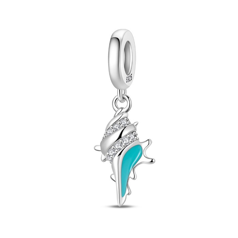 KUNSIR 925 Sterling Silver Charm Sea Turtle Heart Bead Charm For Bracelet Charms
