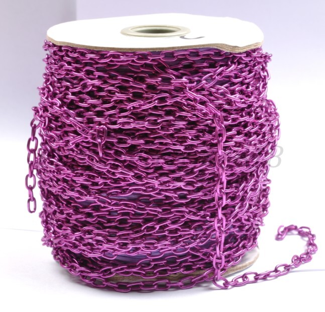 5M gold plated and silver cable openings link iron metal chains and colors