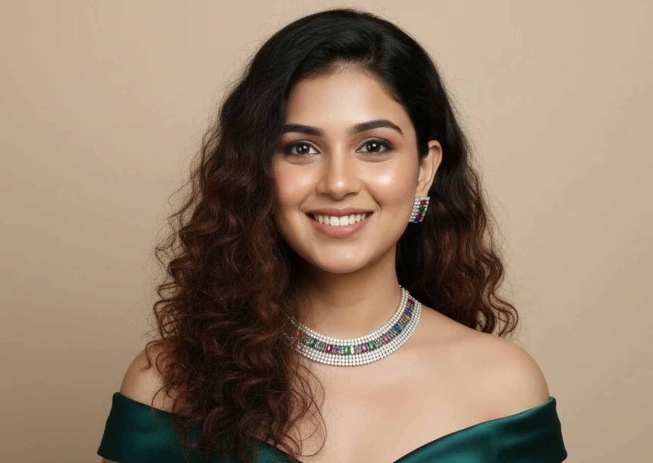 Latest Design Multicolored Choker Necklace With Earrings For Women And Girls