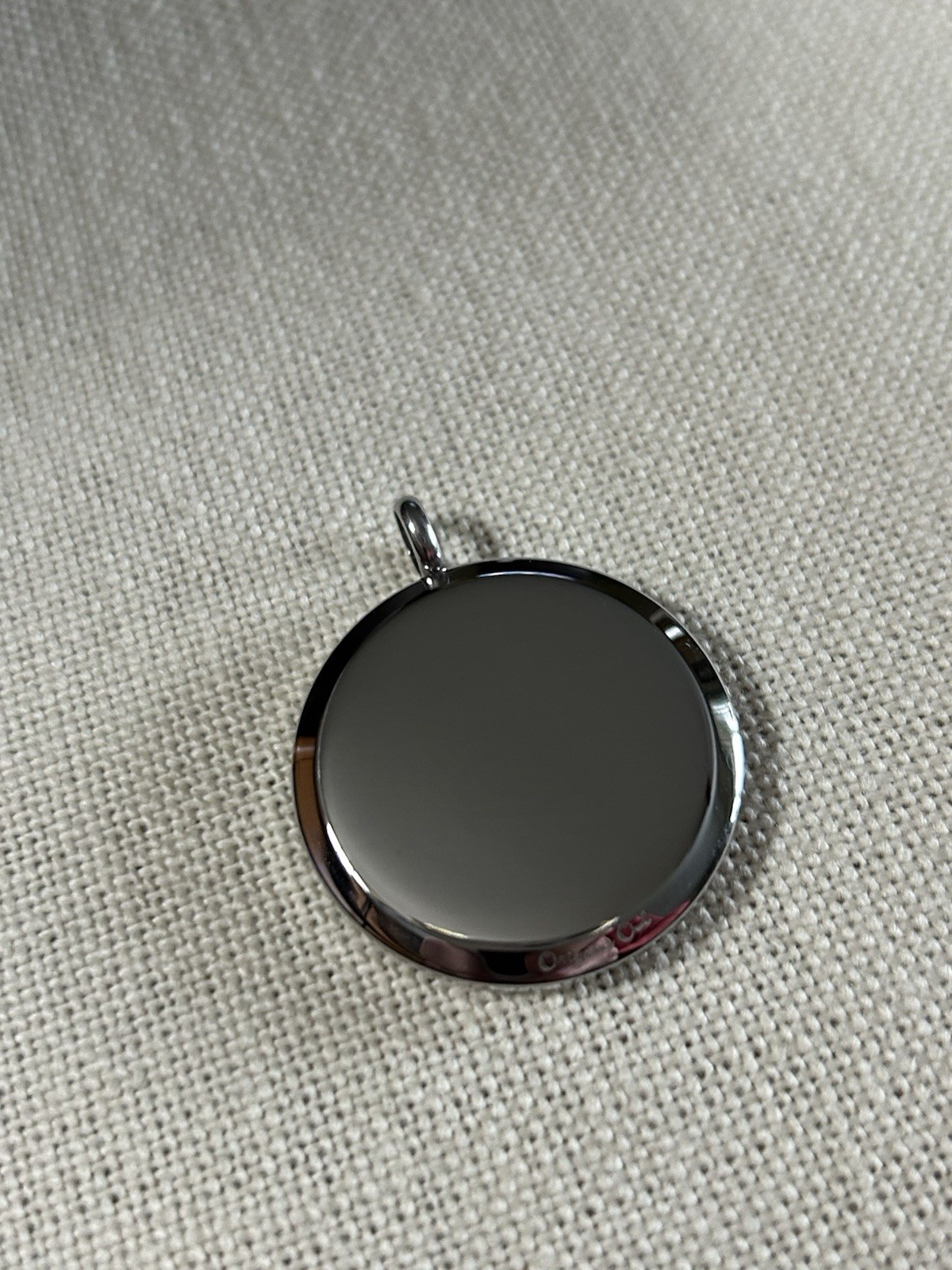 Origami Owl LK4010 Large Silver Solid Twist “BASE ONLY” for Locket “New”