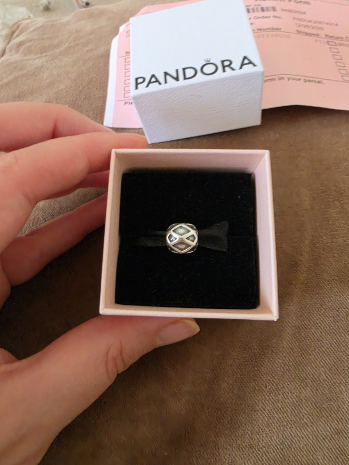 Pandora Genuine Criss Cross Web Charm