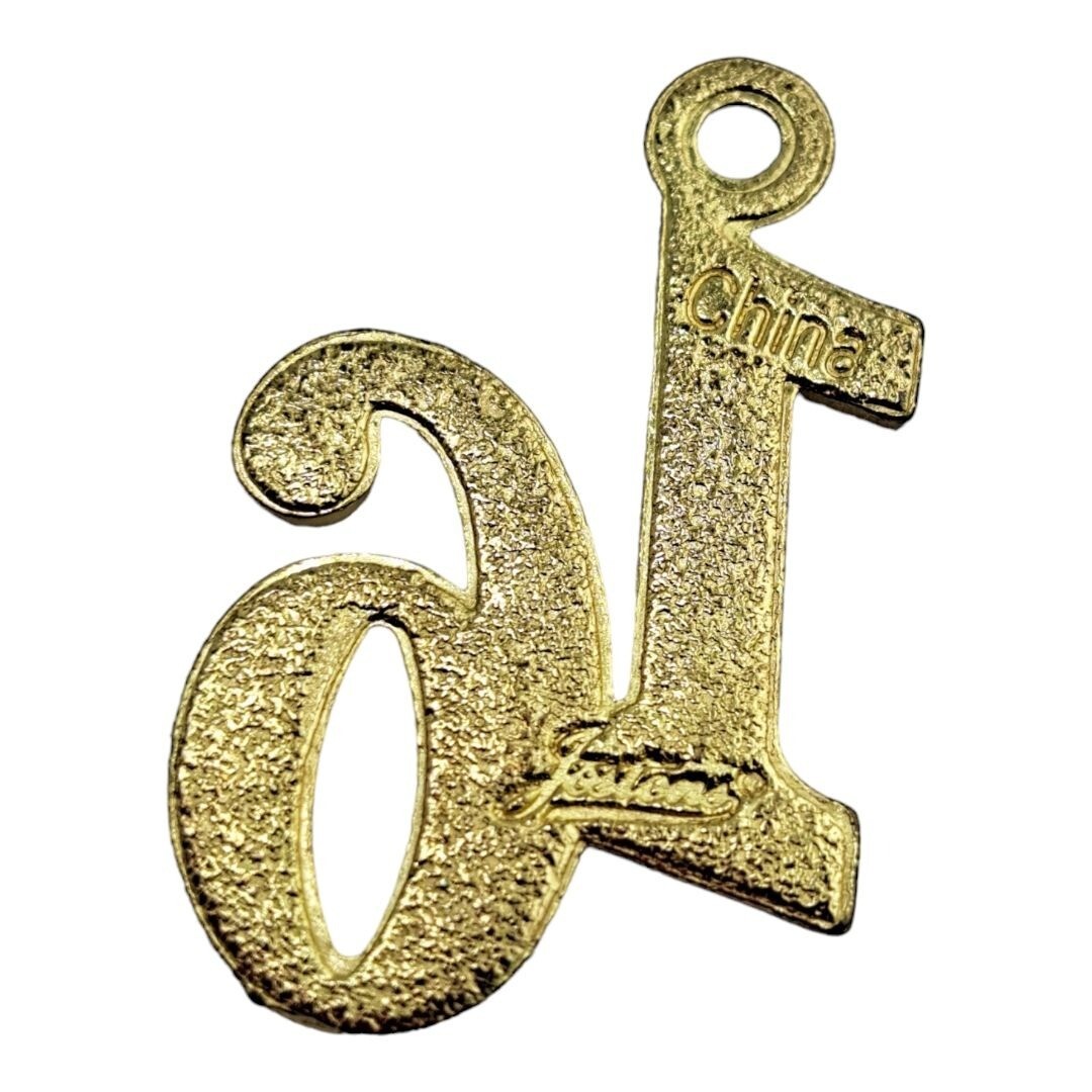 Graduation Tassel Pendant Golden Charm 2013 Jostens Grad, Celebration, Goal A