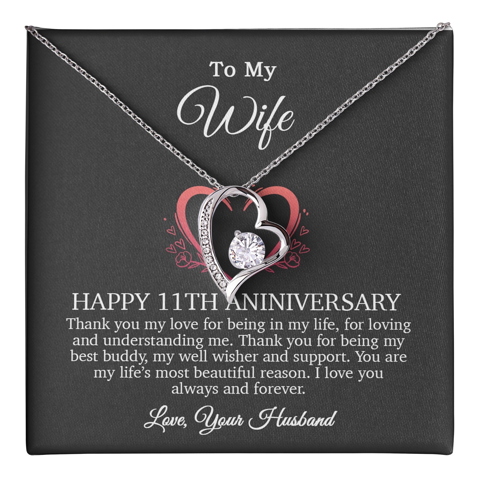 11th Anniversary Gift For Wife, 11 Year Anniversary Gifts, 11th Wedding Annivers