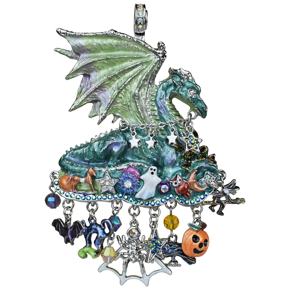 Kirks Folly All Hallows Eve Dragon Magnetic Enhancer silvertone
