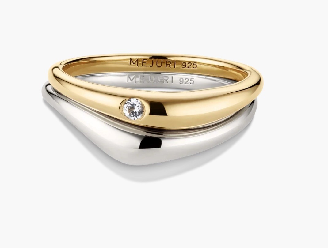 Mejuri Organic Dôme Nesting Ring Set