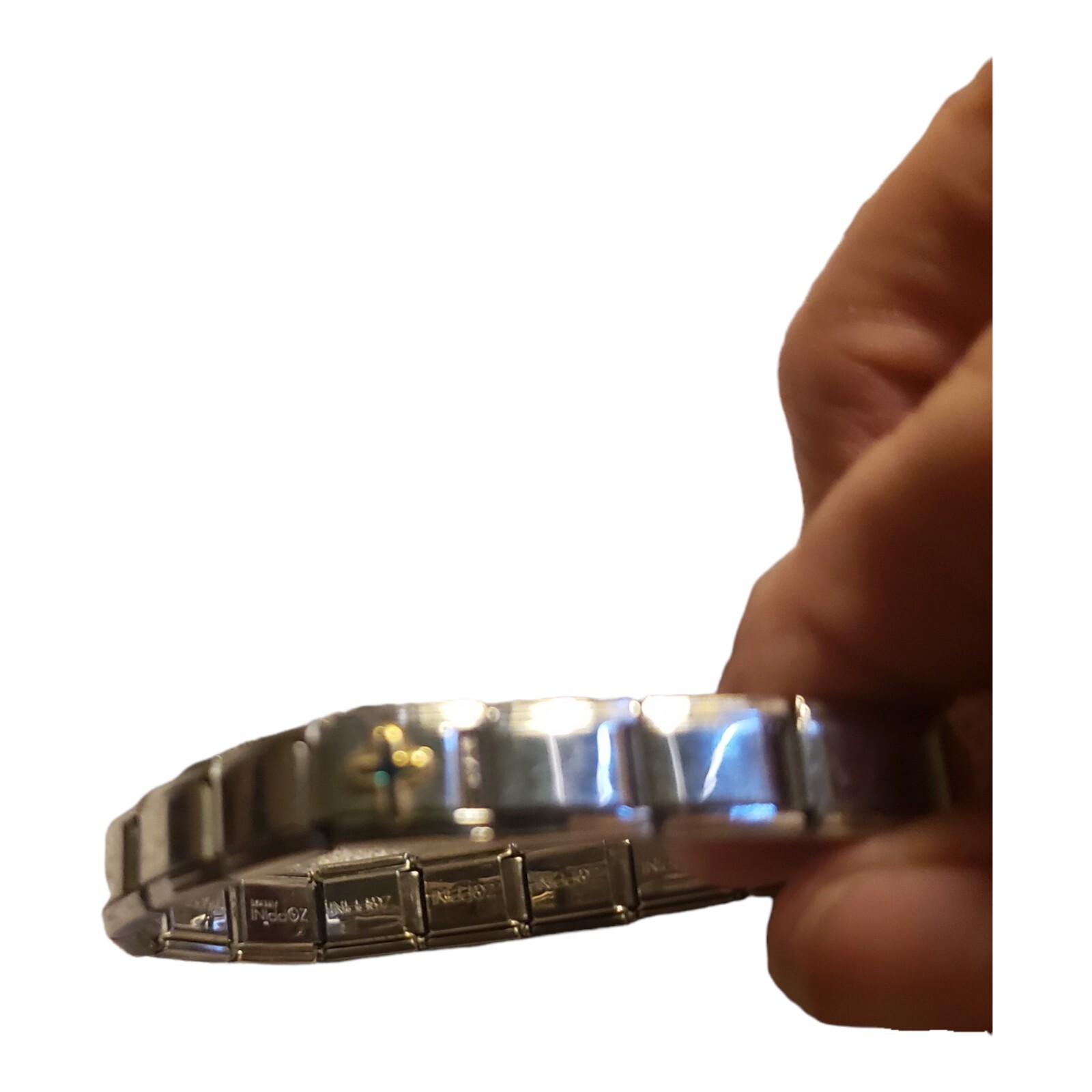 Stretchy zoppini Bracelet Cross Heart Yingyang small size see picture Pre-owned