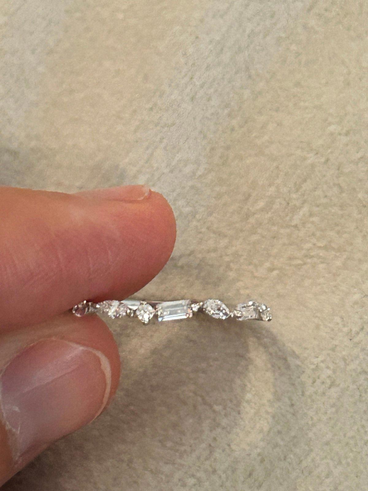 ring band sterling silver 925 beautiful unique size 0.97g a5 lot size 7.25
