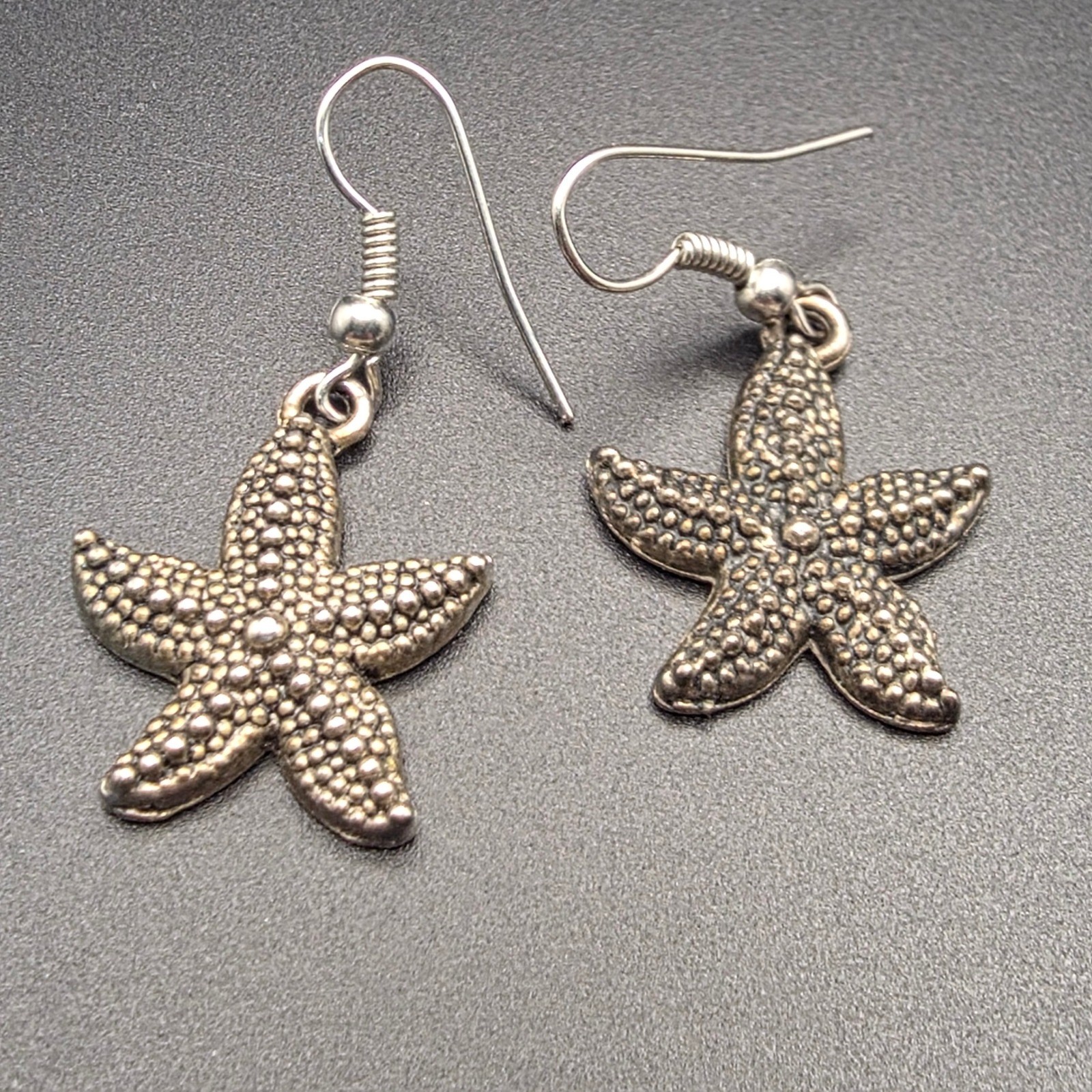 Ocean, Coastal Jewelry Lot Women Blue Silver Coastal Starfish, Shell, Manatee