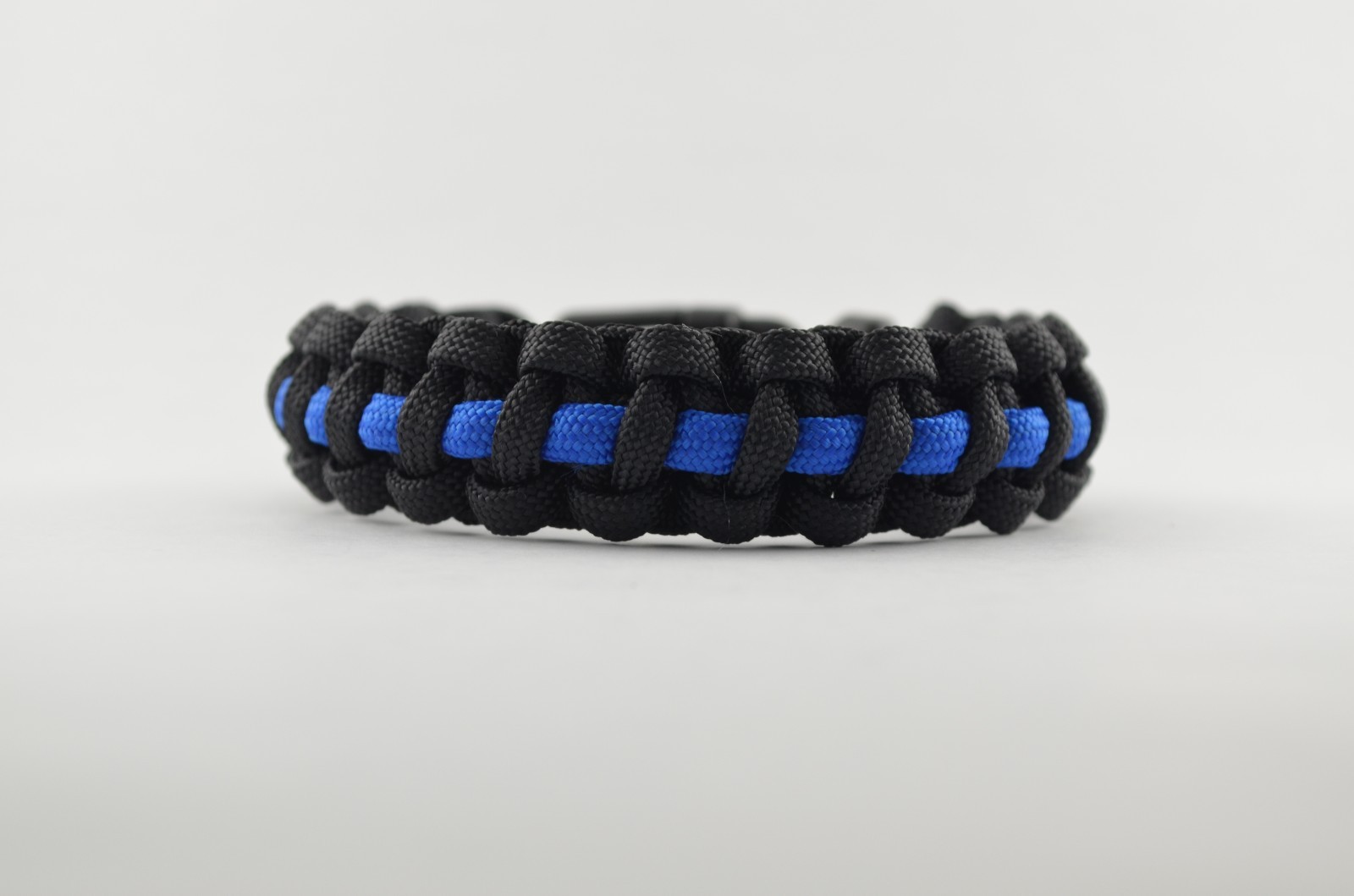 Police thin blue line – 550 paracord survival bracelet – handmade