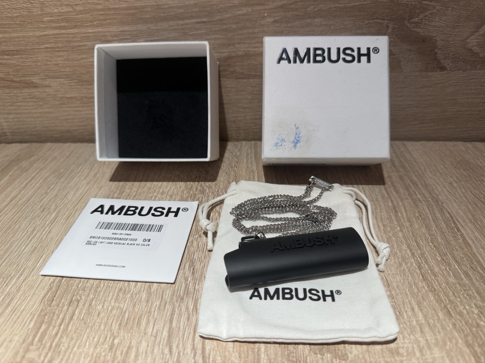 Ambush Lighter Necklace New Boxed Designer Jewellery Quirky Statement Piece (c